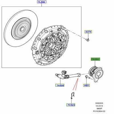 CYLINDRE – EMBRAYAGE ESCLAVE LR022452G