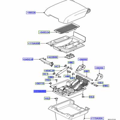 COMPARTIMENT – RANGEMENT JET, INFÉRIEUR, BAC À ODDMENTS LR025822