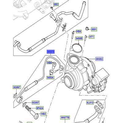 PIPE OIL FEED LR045473