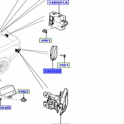 SENSOR RH AND LH, SENSOR – BLIND SPOT MONITOR LR054577