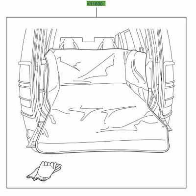 WATERPROOF LINER – LOAD COMPARTMENT VPLAS0015