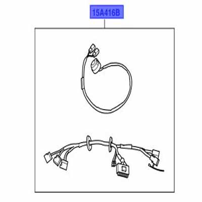 TOW BAR ELECTRICS WITH 13 PIN SOCKET VPLST0015