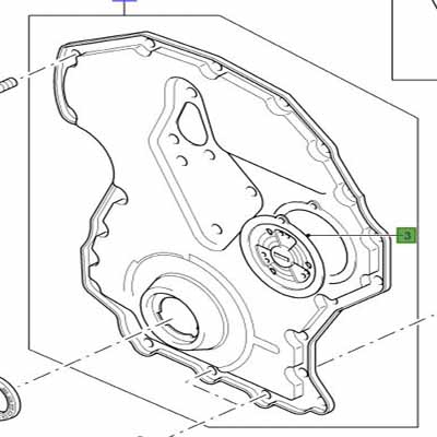 COUVERCLE – POMPE A CARBURANT LR004639