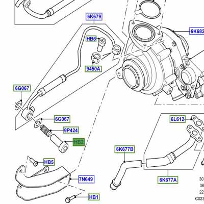 BANJO BOLT TURBOCHARGER LR006812