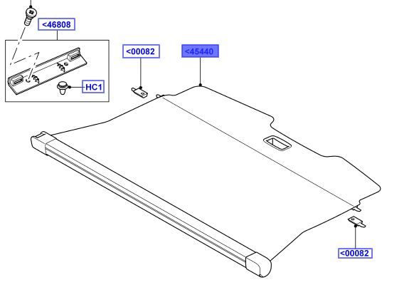 COUVERCLE LOADSPACE LR012842