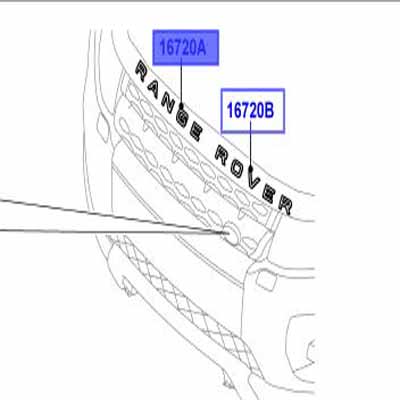 NAME PLATE RANGE, ATLAS, FRONT LR026394