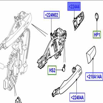 GASKET CAP DOOR LOCKING MECHANISM LR034461