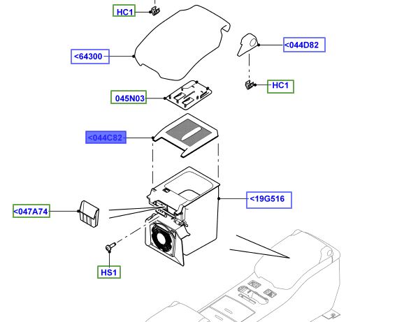 PLATEAU – CONSOLE AVEC GLACIÈRE LR055829
