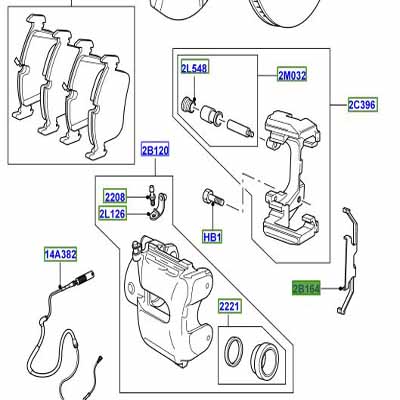 CLAMP FRONT BRAKES SZR000020