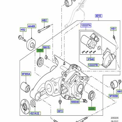 SEAL DRIVE SHAFT FRONT & REAR AXLE TZB500050