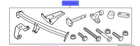 KIT – SUPPORT DE REMORQUAGE VPLFT0118