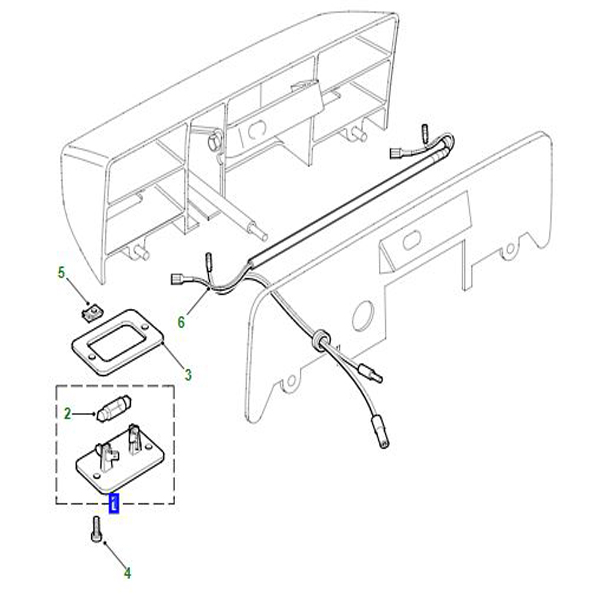 KIT D’ÉCLAIRAGE DE LA PLAQUE D’IMMATRICULATION XFC500050