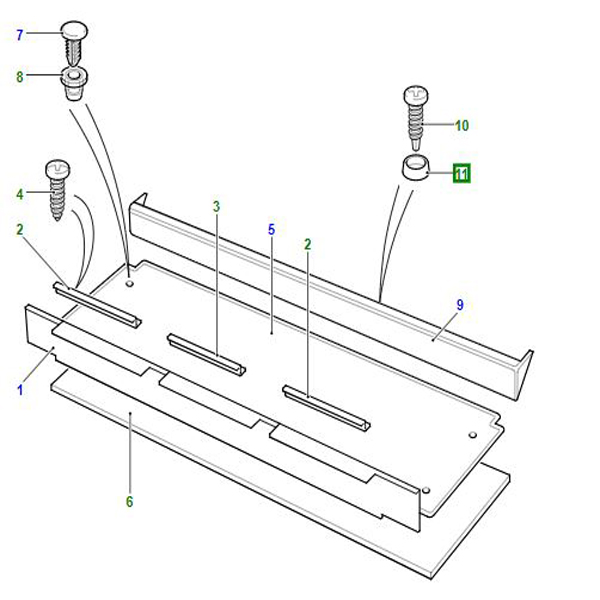 CUVETTE DE LAVE-GLACE RETENUE DE TAPIS MTC9429