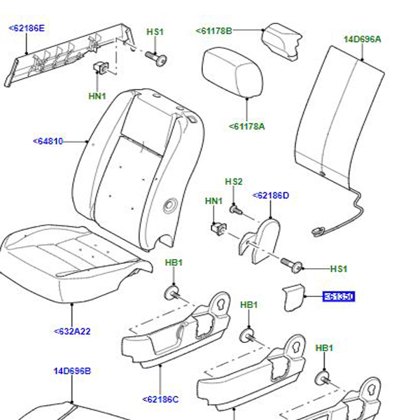 COVER RIGHT HAND ACCESS HOLE ALMOND LR007905