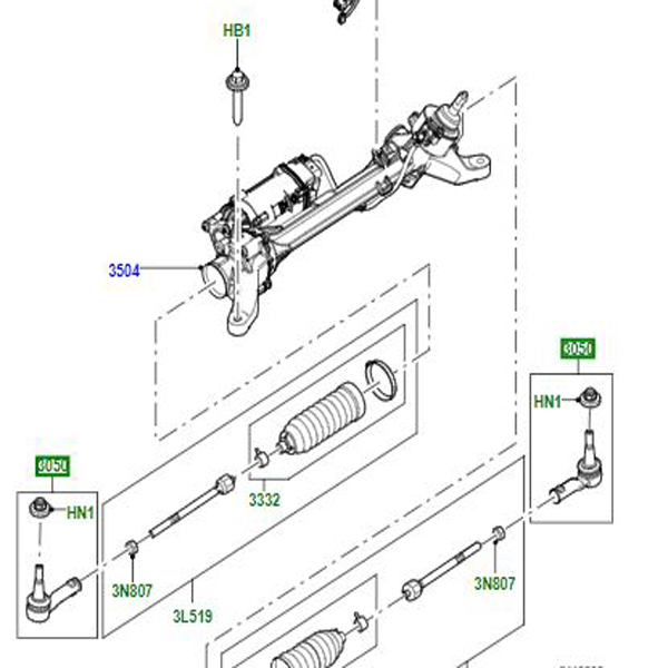 BALL JOINT  STEERING GEAR LR059261