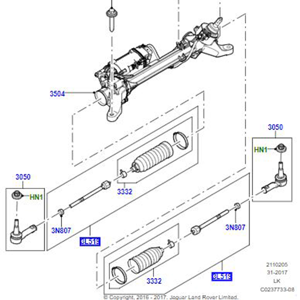 M16 CONNECTING ROD LR059264