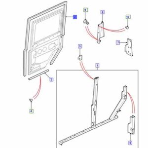 SEAL-REAR LEFT HAND DOOR LR077683R