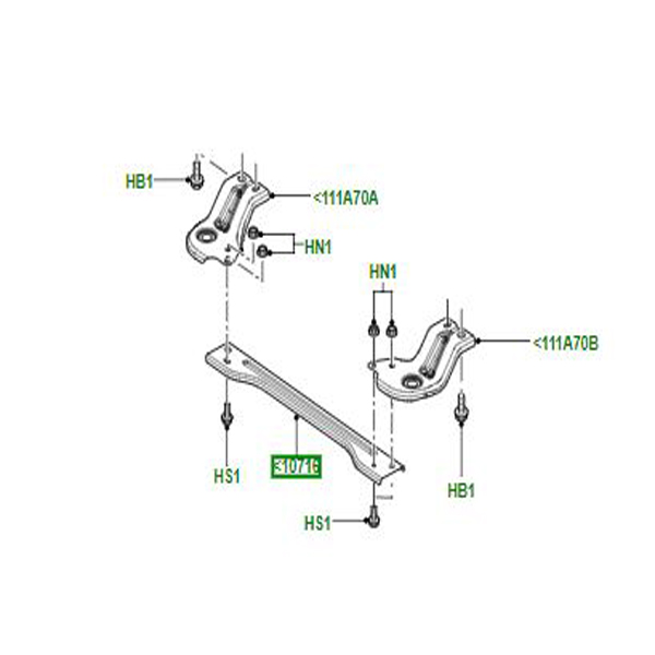 CROSSMEMBER FRONT SUSPENSION LR006225