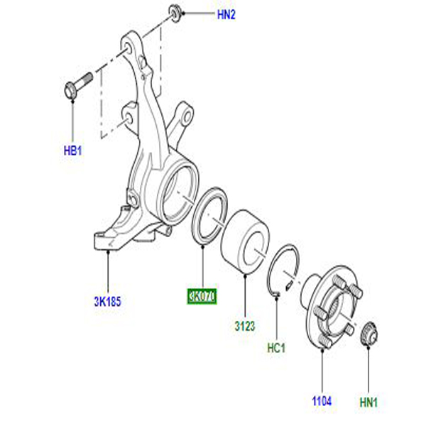 DUST SHIELD FRONT HUB RBD000010