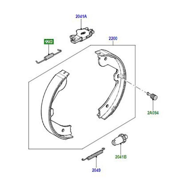 SPRING RETURN HAND BRAKE SMK000010