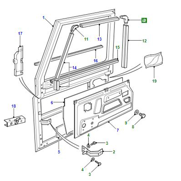 FILLER CORNER WINDOW DEF         201235