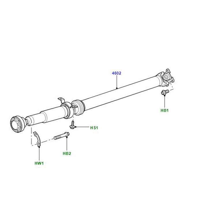 REAR PROPSHAFT LR037028