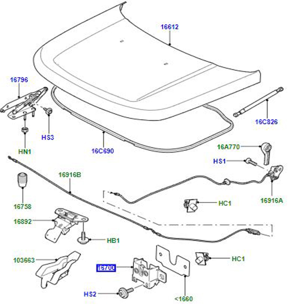 CAPOT DE FERMETURE FPS500020