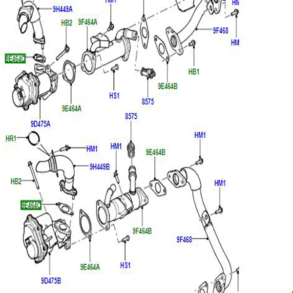 GASKET EGR OUTLET PIPE LR003828