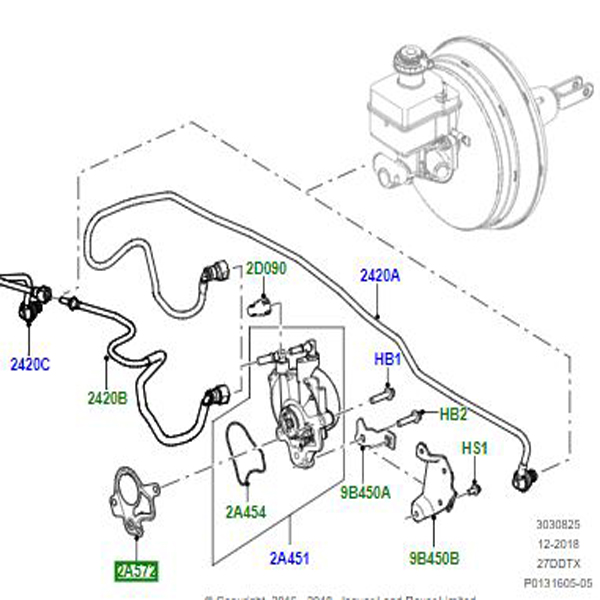 GASKET VACUUM PUMP LR096060