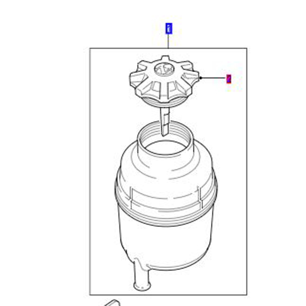 POWER STEERING RESERVOIR 300TDi QFX000030