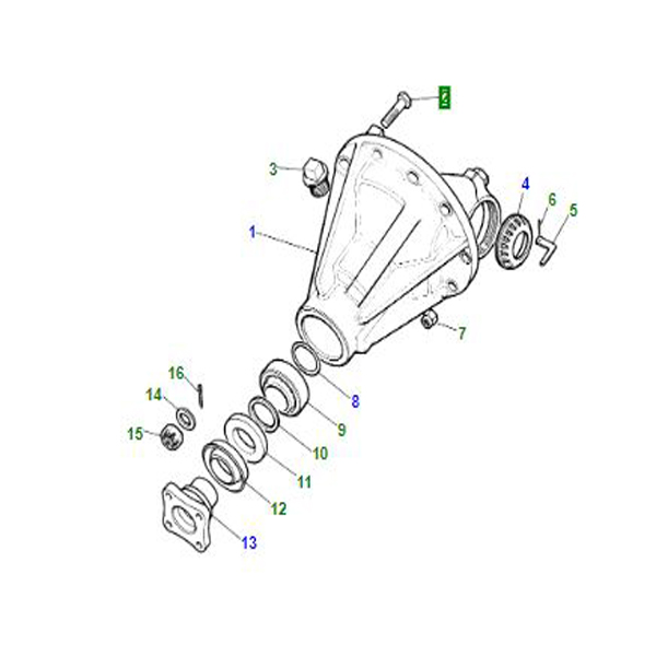 BOLT M12  X  50  DIFFERENTIAL AND TRAILER HITCH BH112101L