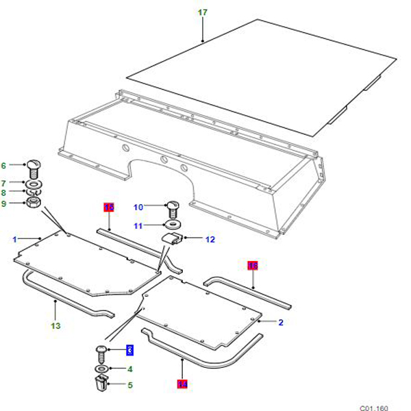 VIS AUTOTARAUDEUSE 14 X 3/4 PLANCHER AB614061L