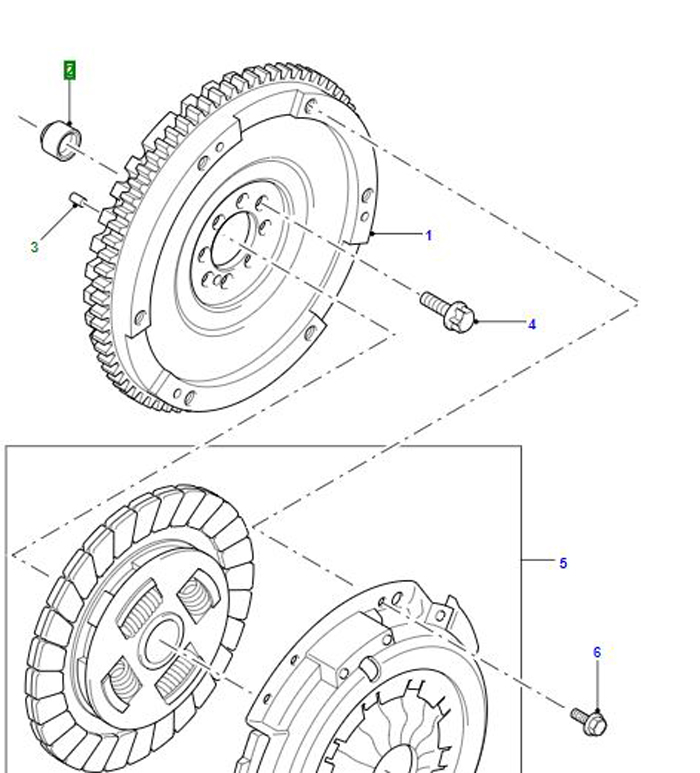 SPIGOT BEARING CLUTCH LR004390