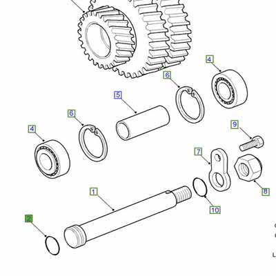 O RING INTERMEDIATE SHAFT LT230 Disco 1 89 1999 FRC8292