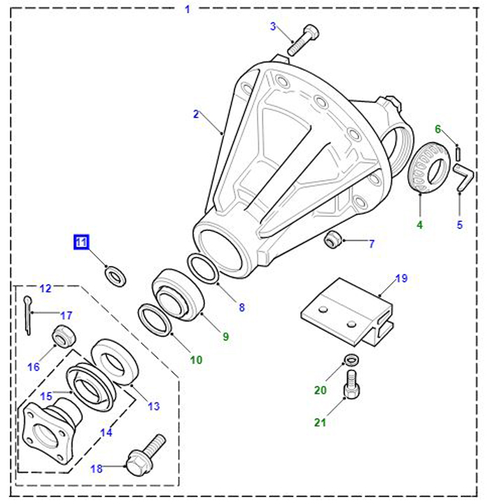 RONDELLE PLATE DIFFÉRENTIELLE FTC5413