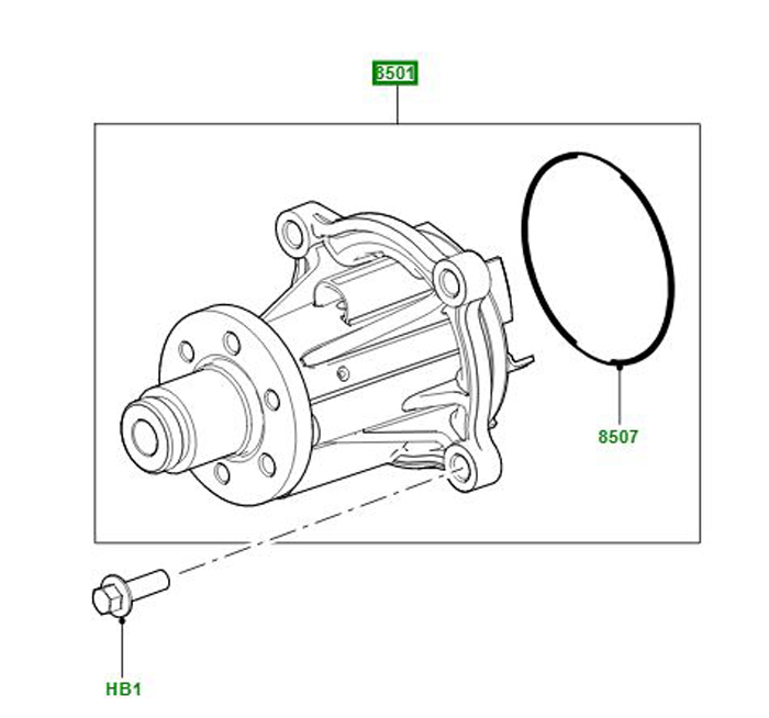 POMPE À EAU LR008863G