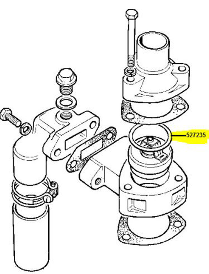 O RING THERMOSTAT SEALING 527235