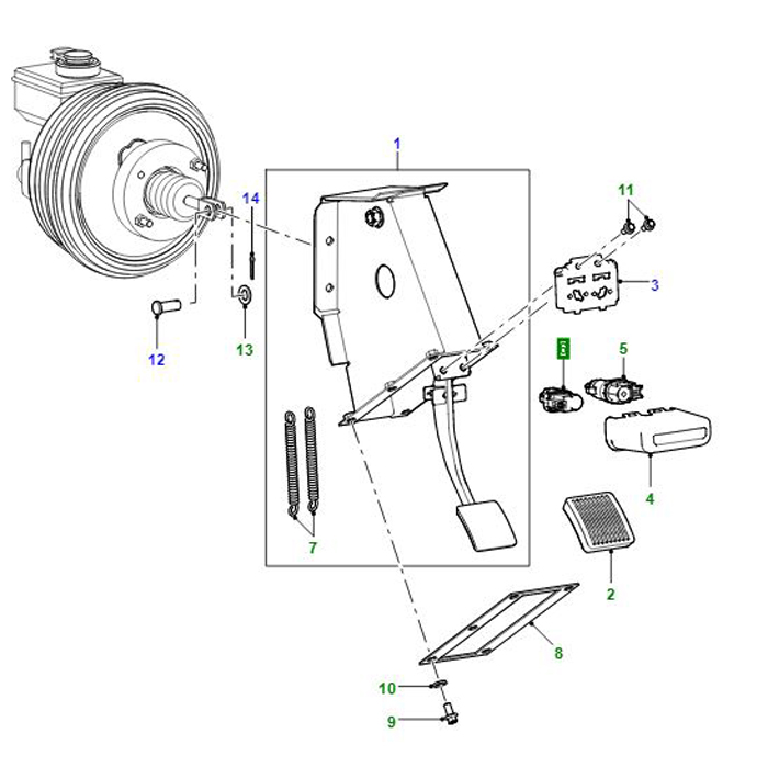 INHIBITOR SWITCH – SPEED CONTROL  LR032955