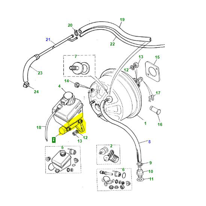 BRAKE MASTER CYLINDER WITH ABS STC1284