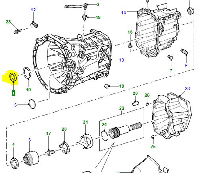 OIL SEAL INPUT SHAFT MT82 LR005024