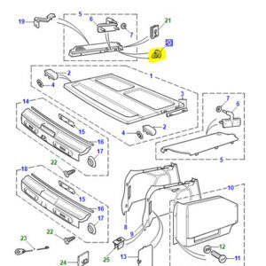 CLIP TRIM RETENTION - NRR-P38 AFU4203AUK