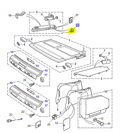 CLIP TRIM RETENTION – NRR-P38   AFU4203AAT