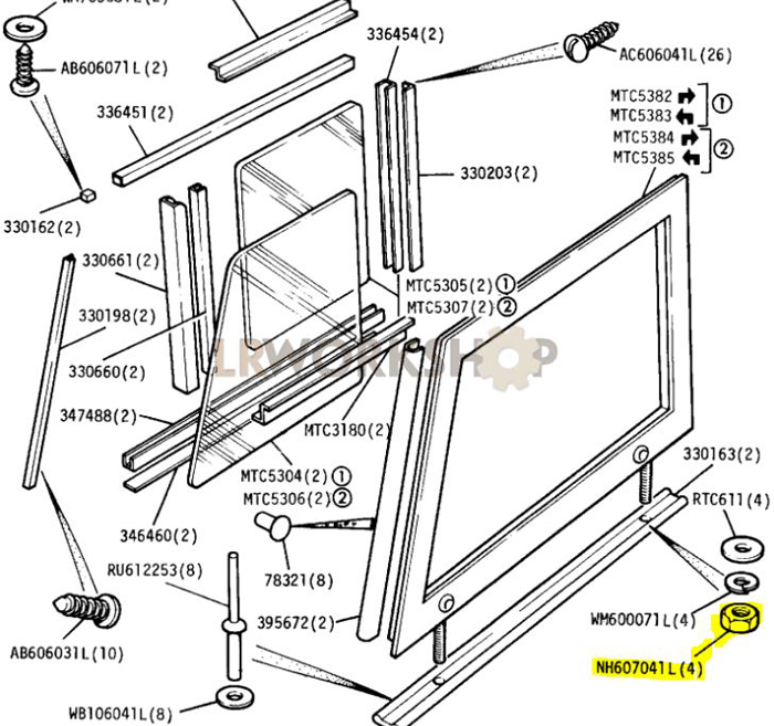 ÉCROU HEXAGONAL 7/16″ »UNF NH607041L