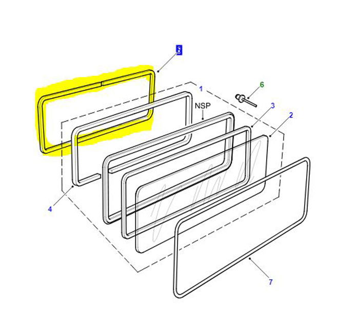 LOQUET SUPÉRIEUR DU HAYON LR139929