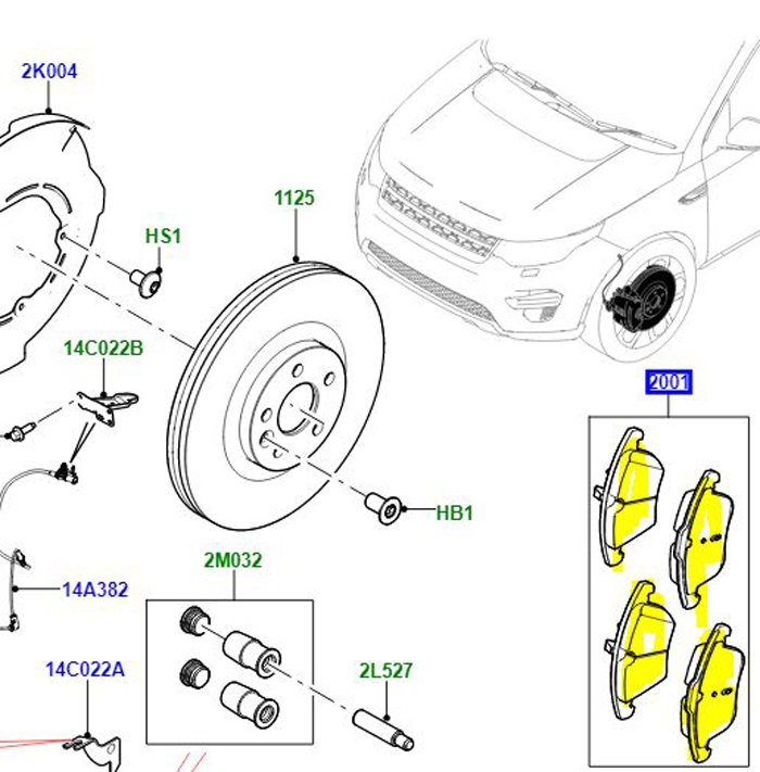 FRONT LEFT HAND BRAKE CALIPER SEG500050