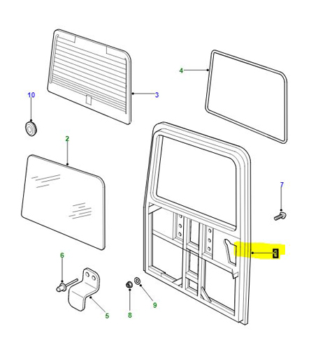 REAR END DOOR OE QUALITY LR075816