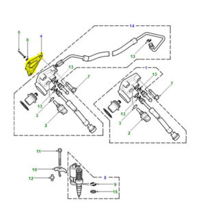 GASKET FUEL REGULATOR TD5 LATE  MSX000010