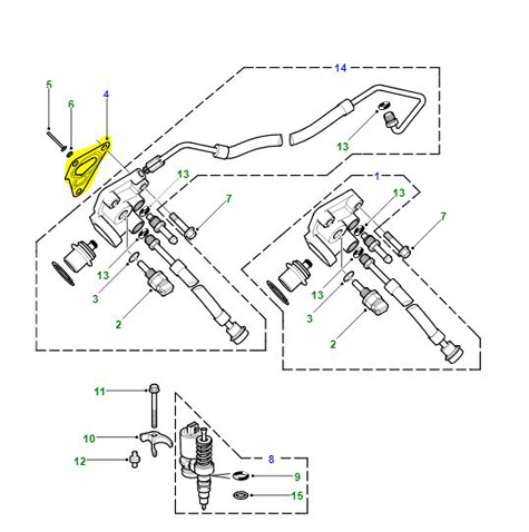 JOINT RÉGULATEUR DE CARBURANT TD5 LATE AND NEW TYPE E MSX000010G