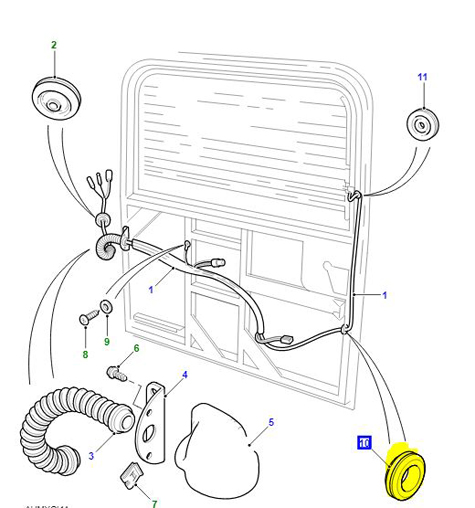 GROMMET WIRING HARNESS 233243