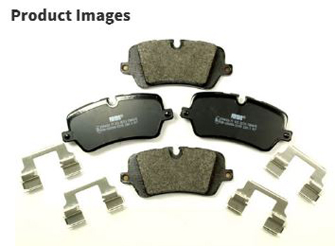 BRAKE PADS REAR 2.0L 3.0L 4.4L 5.0L LR079910